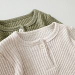 【66-90cm】セットアップ ベビー ナチュラル リブ - 画像 (17)