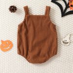 【70-100cm】ロンパース ベビー サロペット ハロウィーン コーデュロイ 刺繍 - 画像 (18)
