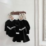 【66-90cm】ロンパース ベビー レース レトロ - 画像 (3)