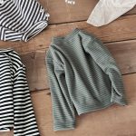 【73-100cm】Tシャツ キッズ 裏起毛 ボーダー - 画像 (12)