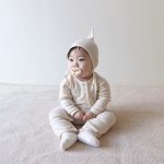 【66-90cm】オールインワン ベビー 無地 長袖 - 画像 (11)