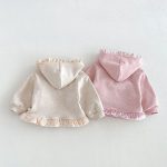 【80-130cm】トップス 女の子 帽子付き クマプリント - 画像 (7)