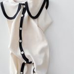 【66-90cm】ロンパース ベビー セーラー風 シンプル - 画像 (8)