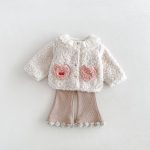 【80-130cm】アウター 女の子 フリル襟 ハート - 画像 (13)