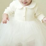【66-90cm】ロンパース ベビー ワンピース風リブ チュール - 画像 (5)
