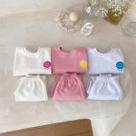 【80-120cm】セットアップ 女の子 スマイル プリント - 画像 (7)