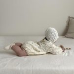 【66-90cm】ロンパース ベビー ナチュラル しわ生地 - 画像 (5)