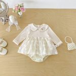 【66-90cm】ロンパース ベビー フラワー ローズ - 画像 (6)