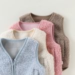 【80-110cm】ベスト キッズ 暖かい もこもこ - 画像 (8)
