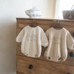 【66-90cm】ロンパース ベビー 恐竜柄 シンプル - 画像 (3)