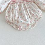 【66-130cm】ロンパースorワンピース 女の子 姉妹服 フラワー柄 - 画像 (18)