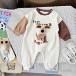 【66-90cm】ロンパース ベビー カラーバリ ドッグ - 画像 (5)