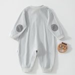【66-90cm】ロンパース ベビー 柔らか リスロゴ - 画像 (4)