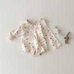 【66-90cm】ロンパース ベビー 可愛い チェック - 画像 (5)