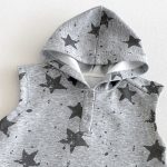 【66-90cm】 Tシャツorオールインワン ベビー 星柄 フード付き - 画像 (11)