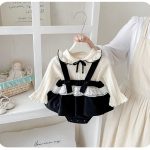【66-90cm】トップスorサロペット ベビー フリル - 画像 (7)