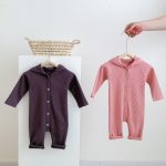【66-90cm】ロンパース ベビー うさぎ柄 リブ - 画像 (12)