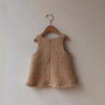 【73-100cm】ワンピース ベビー もこもこ 無地 - 画像 (4)