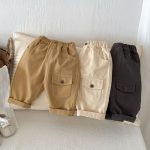 【73-110cm】パンツ キッズ ポケット付き カジュアル - 画像 (3)