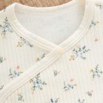 【52-73cm】ロンパース ベビー フラワー柄 シンプル - 画像 (6)