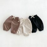 【73-110cm】パンツ 男の子 ワッフル カジュアル - 画像 (9)