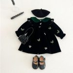 【100-130cm】ワンピース 女の子 バタフライ 刺繡 - 画像 (3)