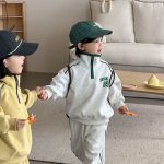 【80-150cm】セットアップ キッズ カジュアル ゆったり - 画像 (13)