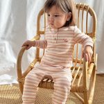 【66-90cm】オールインワン ベビー ボーダー柄 シンプル - 画像 (6)