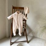 【66-90cm】ロンパース ベビー ナチュラル 無地 - 画像 (6)