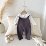【66-100cm】サロペット ベビー カジュアル ニット - 画像 (6)