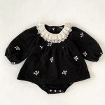 【66-130cm】ロンパースorワンピース 女の子 姉妹服 フリル襟 - 画像 (17)