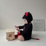 【66-90cm】ロンパース ベビー ハロウィン キュート デーモン - 画像 (9)