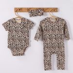 【66-90cm】ロンパースorオールインワン ベビー ヒョウ柄 かわいい - 画像 (3)