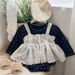 【66-90cm】ロンパース ベビー フラワー柄 おしゃれ - 画像 (9)