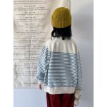 【80-130cm】セーター 女の子 ミックスカラー ニット ゆったり - 画像 (10)