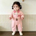 【66-90cm】ロンパース ベビー ウサギ スウィート