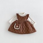 【80-130cm】アウターorワンピース 女の子 暖かい フリル - 画像 (9)