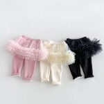 【80-130cm】レギンス 女の子 暖かい ケーキ - 画像 (3)
