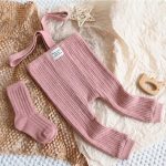 【73-100cm】サロペット ベビー 無地 暖かい - 画像 (9)