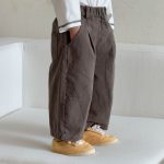 【80-150cm】パンツ 女の子 ワイドカーブ ゆったり シルエット - 画像 (17)