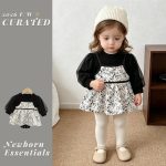 【66-90cm】ロンパース ベビー 花柄 メッシュ - 画像 (2)