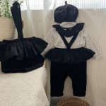 【66-90cm】長袖Ｔシャツorサロペット ベビー 可愛い フリル - 画像 (12)