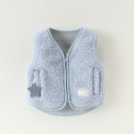 【80-110cm】ベスト キッズ 暖かい もこもこ - 画像 (6)