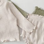 【66-90cm】セットアップ ベビー ナチュラル リブ - 画像 (16)