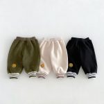 【73-120cm】パンツ 男の子 暖かい スマイル - 画像 (2)