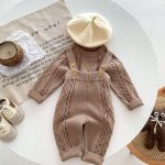 【66-90cm】サロペットorセーター ベビー ケーブル編み ニット - 画像 (17)