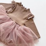 【80-130cm】ワンピース 女の子 メッシュ スウィート - 画像 (6)