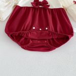 【66-90cm】ロンパース ベビー カラーバリ 蝶結び - 画像 (13)