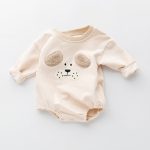【66-90cm】ロンパース ベビー カートゥーン柄 厚手 スウェット - 画像 (5)