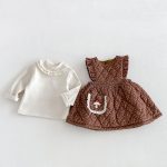 【80-130cm】アウターorワンピース 女の子 暖かい フリル - 画像 (8)
